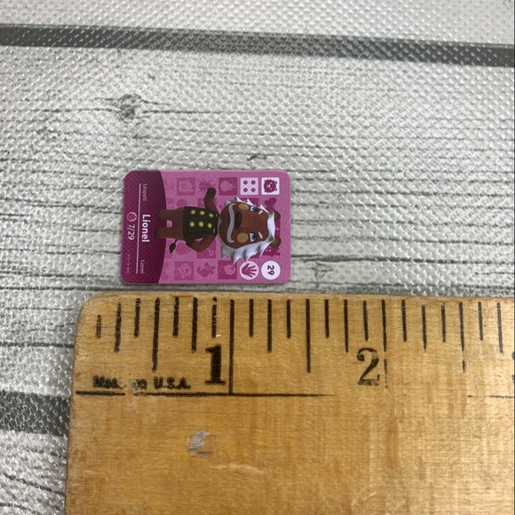 Animal Crossing Amiibo Lionel Mini NFC Card Scan in Villager ACNH Switch. - Picture 5 of 5